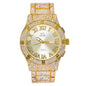 Urban Iced Out 44mm Metal Band Watch - 9195S-MB