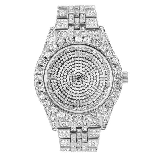 Urban Iced Out 44mm Metal Band Watch - 9269U-MB