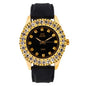 Urban Cross Dial Silicone Band Watch - 8732B-SB