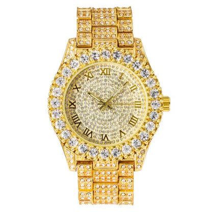 Urban Iced-Out Chandelier Metal Band Watch - 8719W-MB