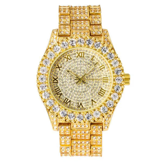 Urban Iced-Out Chandelier Metal Band Watch - 8719W-MB