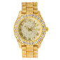 Urban Iced Out 44mm Metal Band Watch - 8719W-MB