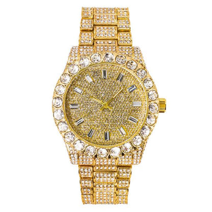 Urban Iced Out 43mm Metal Band Watch - 9482U-MB