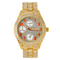 Urban Iced Out 44mm Metal Band Watch - 9120Z-MB
