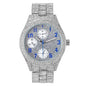 Urban Iced Out 44mm Metal Band Watch - 9120Z-MB