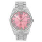Urban Iced Out 45mm Metal Band Watch - 8180D-MB