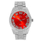 Urban Iced Out 45mm Metal Band Watch - 8180D-MB