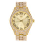 Urban Iced Out 44mm Metal Band Watch - 9120X-MB