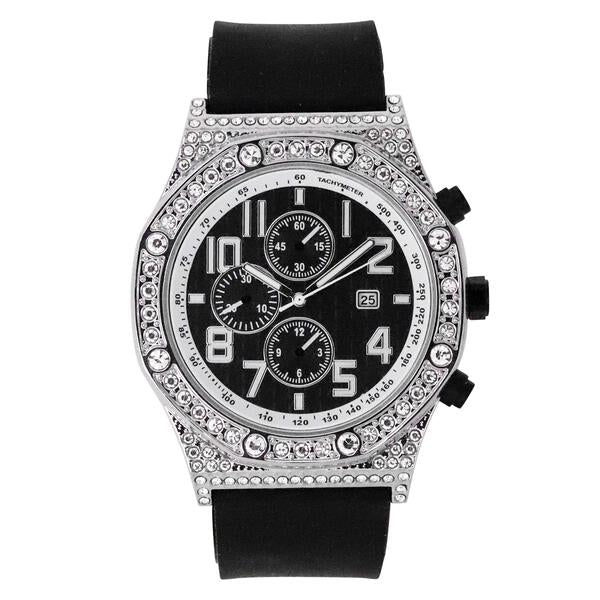 Urban 46mm Silicone Band Watch - 9632-SB