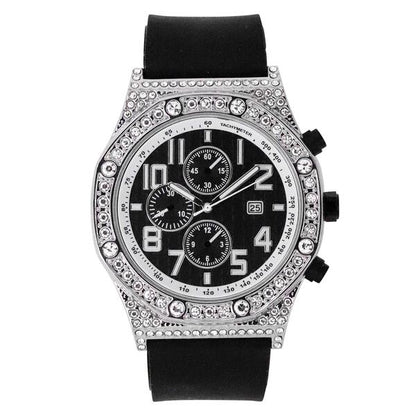 Urban 46mm Silicone Band Watch - 9632-SB