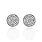 14mm Round Pave Earrings - MP 205