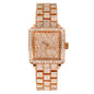 Ladies Iced-Out 31mm Metal Band Watch - 9731-MB
