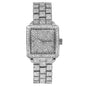 Ladies Iced-Out 31mm Metal Band Watch - 9731-MB