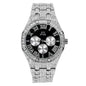 Urban Iced Out 46mm Metal Band Watch - 9122S-MB