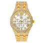 Urban Iced Out 46mm Metal Band Watch - 9122S-MB