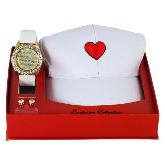 Watch and Heart Hat Gift Set - 8653-WHS-26