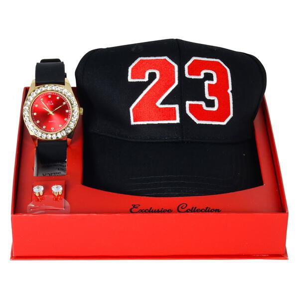 Watch and Basketball Hat Gift Set - 8653-WHS-9
