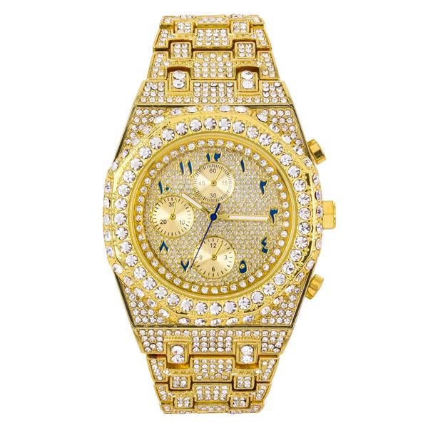 Urban Arab Dial 43mm Metal Band Watch - 9691-MB