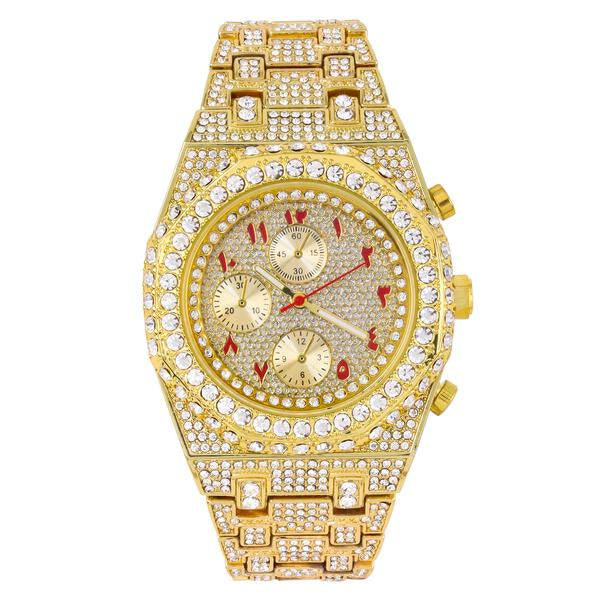 Urban Arab Dial 43mm Metal Band Watch - 9691-MB