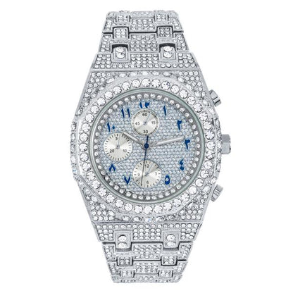 Urban Arab Dial 43mm Metal Band Watch - 9691-MB