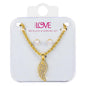 Ladies Angel Wing Necklace with Earrings Set - DDS-LMP-BRD-002