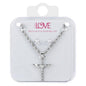 Ladies Cross Necklace with Earrings Set - DDS-LMP-CR-005