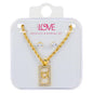 Ladies Heart Necklace with Earrings Set - DDS-LMP-HRT-009