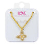 Ladies Butterfly Necklace with Earrings Set - DDS-LMP-BFLY-001