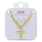 Ladies Cross Necklace with Earrings Set - DDS-LMP-CR-005