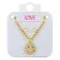 Ladies Smiley Face Necklace with Earrings Set - DDS-LMP-NOV-001