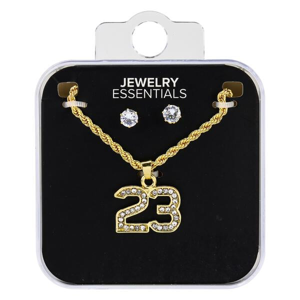 Mens 23 Necklace with Studs - DD-216
