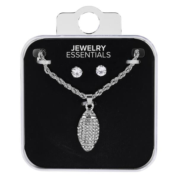 Mens Football Necklace with Studs - DD-372