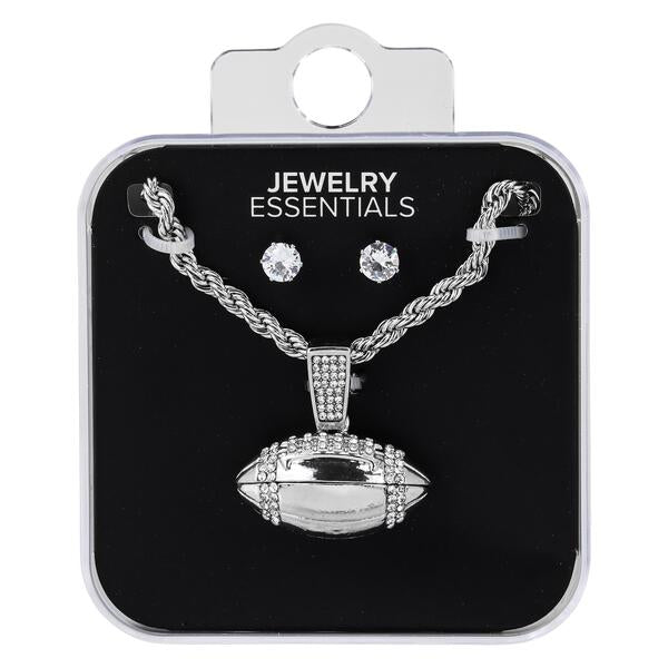 Mens Football Necklace with Studs - DD-1266
