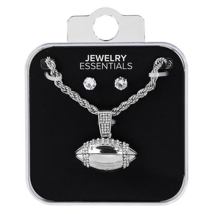 Mens Football Necklace with Studs - DD-1266