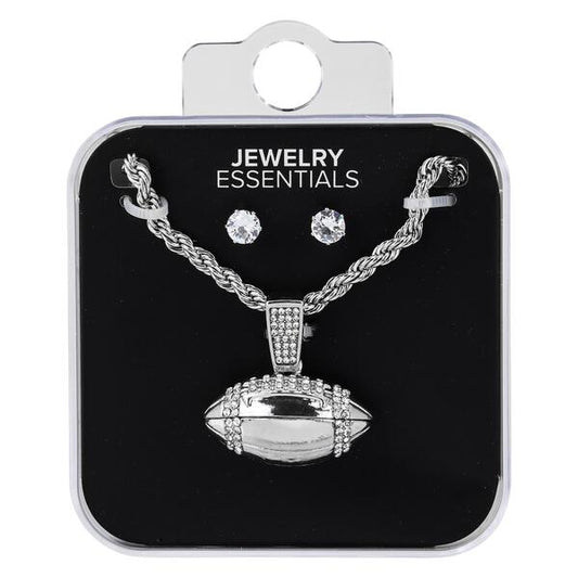 Mens Football Necklace with Studs - DD-1266