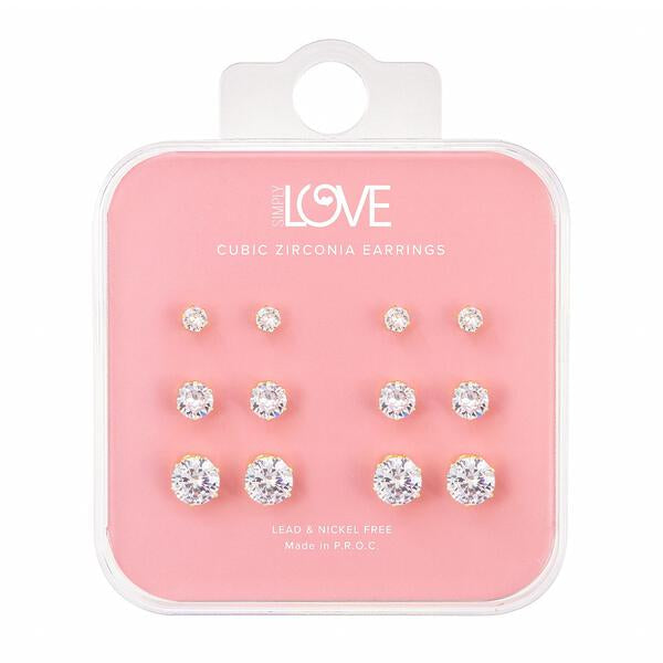 Carded 6on Earring Sets -  CET-211