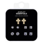 Mens Pave Cross 5-Pack Set - MCET-501 G