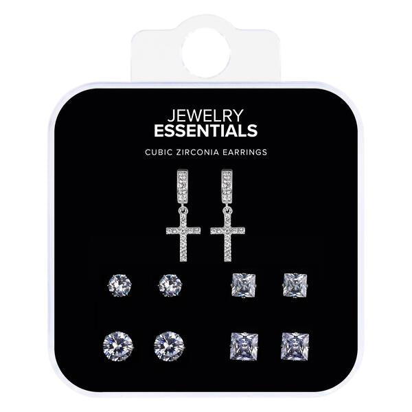 Mens Dangling Cross 5-Pack Set - MCET-502 G