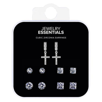 Mens Dangling Cross 5-Pack Set - MCET-502 G