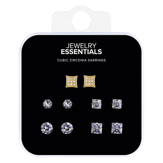 Mens Pave Stud 5-Pack Set - MCET-503 G