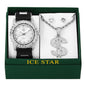 Watch and Money Necklace with Earrings Gift Set - W1K2-123