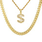 Money-Necklace-&-9mm-Solid-Cuban-Chain-Set-