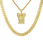 Jesus-Necklace-&-9mm-Solid-Cuban-Chain-Set-