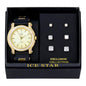 Watch and 3on Square Earring Gift Set - W3ER-102