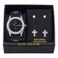 Watch and 2on Cross Pave Earring Gift Set - W2ER-101