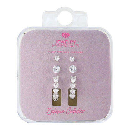 Carded 3on Earring Sets -  3HE-102
