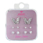 Ladies Butterfly Earring and Studs 5-Pack - DD-6STD-103