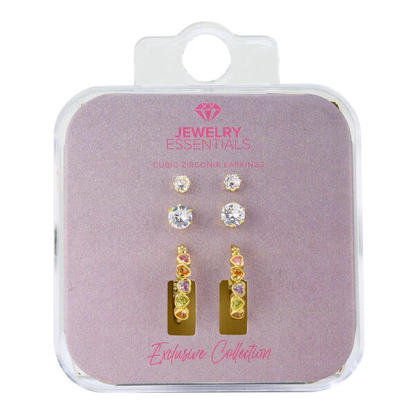 Ladies Heart Hoop Earring Starter Pack - DD-3HE-101