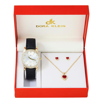 Ladies -Leather-Watch-and-Matching-Heart-Earring-and-Necklace-Set-LPER