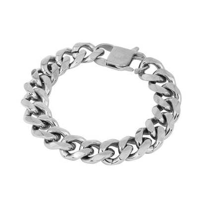 15mm Solid Cuban Bracelet - CSBR-305